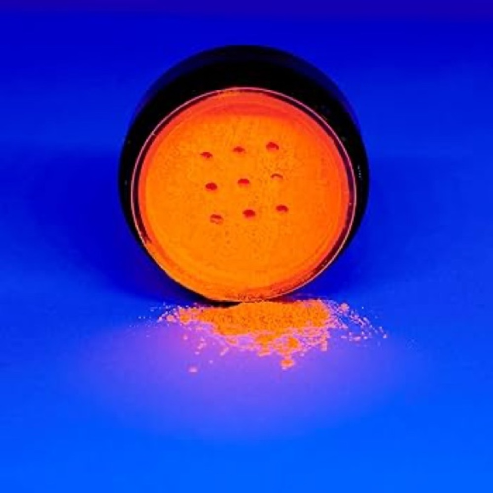 STARGAZER Neon Orange Glow in the Dark UV Loose Powder Eyeshadow FACTORY SEALED